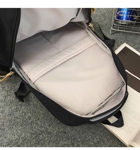 <span class=keywords><strong>Besder</strong></span> couleur unie sac décontracté collège étudiant sac à dos unisexe sac à dos - Product Image 3