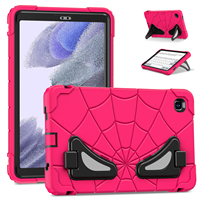 Étui antichoc pour Samsung Tab A7 Lite 8.7 T225 T220 2021 avec support pliable, bandoulière, motif anime pour enfants, robuste, OEM/ODM
