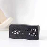 Moderne Batteriebetriebene Digitaluhr im Neuen Design, Geräuschlose Quadratische Tischuhr mit Großem Jumbo-LED-Display, ABS-Wecker
