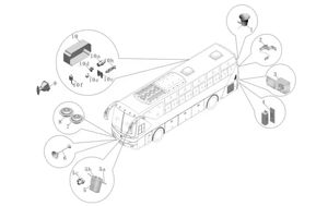 Autobús autobús relé de <span class=keywords><strong>limpiaparabrisas</strong></span> de lujo JD269A 6 pines 24V relé intermitente de <span class=keywords><strong>limpiaparabrisas</strong></span> - Product Image 2