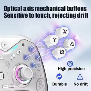 จอยควบคุมเกมแบบไร้สายพร้อมมอเตอร์สั่นสำหรับจอยสติ๊กสำหรับ PlayStation Gamepad สำหรับสวิตช์ไอน้ำอุปกรณ์ <span class=keywords><strong>iOS</strong></span> Android - Product Image 4