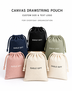 Sac à cordon en coton et toile de mousseline réutilisable, écologique, avec logo personnalisé imprimé, pour cadeaux, chaussures et protection anti-poussière - Product Image 5