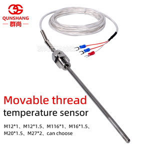 Di chuyển chủ đề PT100 cảm biến nhiệt độ ba dây bạch kim kháng nhiệt 3-Core mạ bạc cảm biến nhiệt độ - Product Image 6