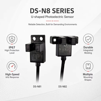 Capteur photoélectrique DASS Great Depth Wholesale Industrial Waterproof U-Channel DS-N81/N82, indice de protection IP67, fixation par vis.