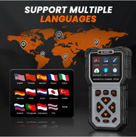 Escáner de Diagnóstico OBD2 para Motocicletas ANCEL MT200, Compatible con Más de 25 Marcas, con Ajuste de CO, Reinicio de TPS, Prueba de Inyectores, Pantalla de 3.5 Pulgadas