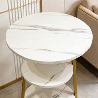 Petite table basse avec étagère de rangement, meuble de salon moderne et minimaliste de style italien, table de chevet et table d'appoint pour canapé