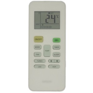 รีโมทคอนโทรลเครื่องปรับอากาศคริสตัลเพิร์ล เทียนหงอ รุ่น RN02A/B เวอร์ชั่นภาษาอังกฤษ จอแสดงผลดิจิตอล LED รหัสคงที่ - Product Image 3