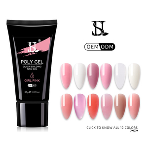 Oem Odm L'extension des Ongles Art <span class=keywords><strong>Polygel</strong></span> Gel Polonais 12 Couleurs Personnalisé Logo Constructeur Poly Acrylique Gel - Product Image 1