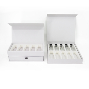 Envase Cosmético de Vidrio para Cuidado de la Piel, Botella con Gotero para Esencia, Caja Magnética de Lujo de Una/Doble Capa, Paquete de 10 - Product Image 5
