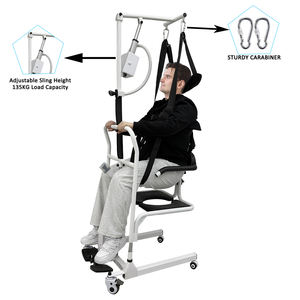 מעלית מעלית מעלית כיסא גלגלים עם גוף מתכווננת עבור רחצה נכים לעבור למיטה - Product Image 2