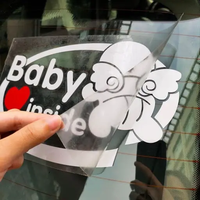 Autocollants en PVC imperméables, lettres de transfert, graphiques en vinyle personnalisés pour pare-chocs de voiture, verre
