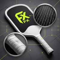 FX Original 1.1 Logo Uzun Saplı Pickleball Raketi 16mm Köpük Özlü Asla Kırılmaz Gen 5 Köpük İç Yüzey Karbon Fiber Yüzey