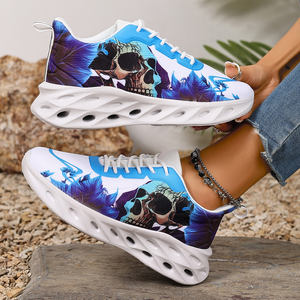 Zapatillas Deportivas Personalizadas para Mujer, Cómodas, Transpirables, de Malla, para Deportes al Aire Libre, con Estampado Artístico Bajo Demanda, Planas Casuales, Envío Directo - Product Image 4
