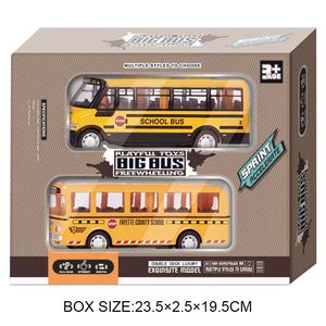Autobús Escolar de Juguete de Metal a <span class=keywords><strong>Escala</strong></span> 1:36, Modelo Fundido a Presión, el Más Vendido, Autobús Urbano HN952721 - Product Image 6
