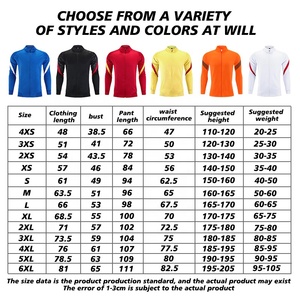 Chaqueta de chándal de fútbol de secado rápido unisex Conjunto de entrenamiento deportivo con cremallera completa personalizada Servicio OEM para fútbol Incluye INSCRIPCIÓN DE NOMBRE - Product Image 6