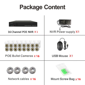 Sistema de Cámaras CCTV TSEye de 16 Canales, 4K 4MP 5MP 8MP, Kit NVR de Videovigilancia, Cámara IP PoE con Visión Nocturna y Audio Bidireccional - Product Image 3
