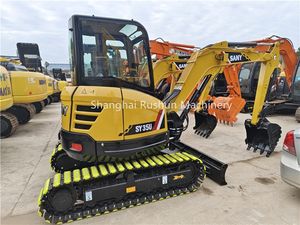 Mini-excavatrice SANY d'occasion de haute qualité à prix avantageux, excavatrice hydraulique SANY SY35 d'occasion en stock à vendre - Product Image 5