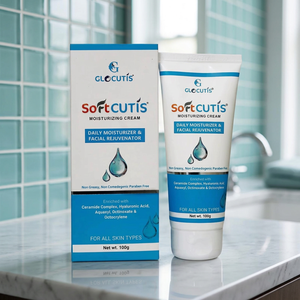 Cuidado Facial Diario Glocutis SoftCutis Crema Hidratante 100g Ceramida Ácido Hialurónico No Grasosa No Comedogénica - Product Image 3