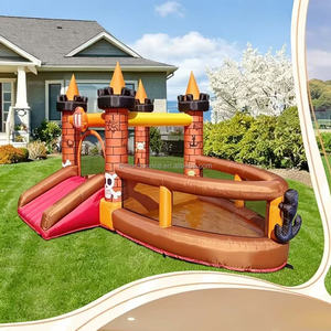 Trampolín Inflable de Alta Calidad con Diseño de Barco Pirata, Cama Elástica Impermeable de PVC, Castillo Inflable para Niños, Perfecto para Fiestas - Product Image 5
