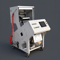 Trieur de couleur de grains de café IA compact, précision de 99,99 %, machine pour fèves de cacao et cerises de café