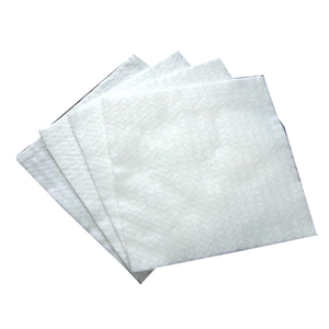 Tissu géotextile non tissé perforé par <span class=keywords><strong>aiguille</strong></span> blanche de <span class=keywords><strong>fibre</strong></span> d'agrafe pour le système de stabilisation de pente de port Geo Fabric - Product Image 5