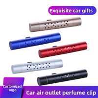 Aromatizante Metálico para Auto al por Mayor, Perfume Sólido para Interiores de Vehículos, Clip Aromatizante para Auto