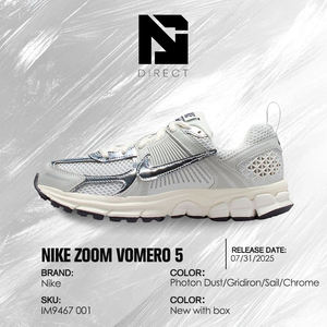 <span class=keywords><strong>Nike</strong></span> Vomero 5 Gs 'photon Dust Chrome' Zapatillas de diseñador para correr, zapatillas deportivas para niños y niñas - Product Image 6