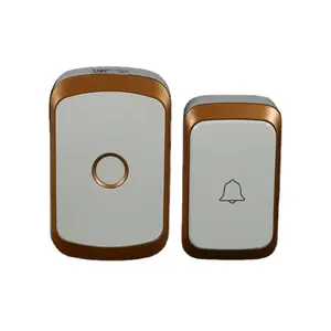 Sonnette sans fil Ac 110-220V Smart Digital Waterproof Push Button Doorbell 36 Melody 4 Volume Cordless Door Ring US Plug