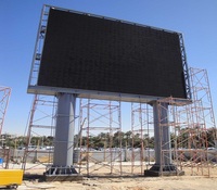 Layar Led Luar Ruangan P3 P4 P5 P6 P8 P10 Mm Layar Tampilan Led Papan Reklame Digital Panel Led Iklan Tahan Air Tanda Led