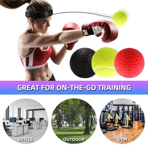 Ensemble Balle <span class=keywords><strong>de</strong></span> Frappe Agilité avec Bandeau Balle <span class=keywords><strong>de</strong></span> Réflexe <span class=keywords><strong>de</strong></span> <span class=keywords><strong>Boxe</strong></span> pour l'Entraînement <span class=keywords><strong>de</strong></span> Vitesse, Compétences <span class=keywords><strong>de</strong></span> Combat et Coordination Main-Œil - Product Image 5
