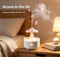 Diffuseur d'arômes en cascade à effet pluie, humidificateur ultrasonique avec veilleuse LED, pour la maison et le bureau, livraison directe d'usine