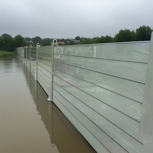 Barrera de defensa contra inundaciones de agua de aluminio para puertas de garaje de casas residenciales y barrera contra inundaciones para puerta - Product Image 2