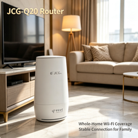 Routeur WiFi 6 Mesh d'occasion JCG Q20 AX1800 avec 3 ports internes à gain élevé, passerelle sans fil double bande 5G, connecteur RJ45 ISP