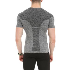 Nouveau style Vente en gros Vêtements de sport Fitness Entraînement Vêtements de sport pour hommes Gym Sport T-shirt sans couture - Product Image 4
