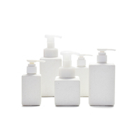 Fournitures d'hôtel 400ml 250ml shampoing lavage du visage mousse pompe bouteille compostable bouteille de paille de blé
