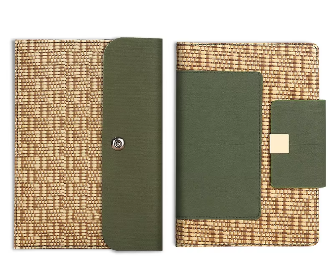 Cuaderno verde fresco