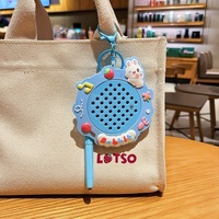 Tableau magnétique créatif en forme de panda pour dessin et écriture, avec perles en acier, pendentif pour sac d'école, porte-clés en PU, modèle 001