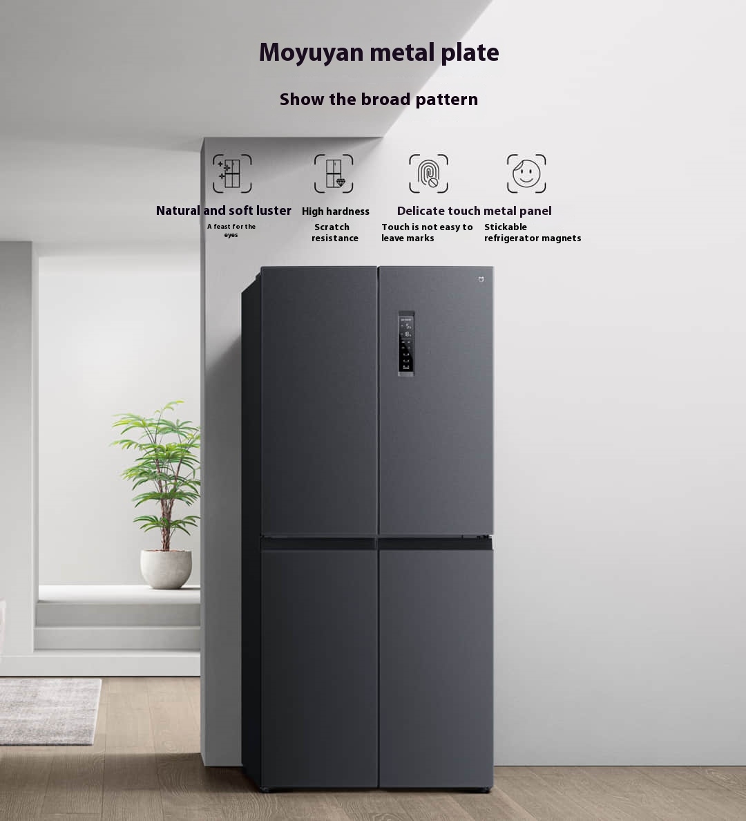 冷蔵庫　ミミロル Xiaomi Mijia 430L Stainless Steel Bottom-Freezer Refrigerator