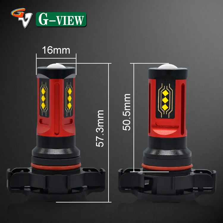 Gview best seller kit led h16 lampadine a led canbus drl lampada per auto fendinebbia verde limone auto