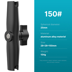<span class=keywords><strong>Support</strong></span> universel pour téléphone portable de moto HONGDAK, tige de 6 cm, 9 cm, 15 cm, double rotule, bras lumineux, <span class=keywords><strong>support</strong></span> de téléphone pour vélo de montagne - Product Image 6