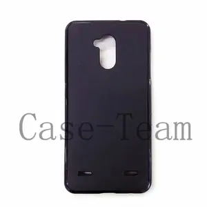 Fabricante al por mayor mate TPU casos suave esmerilado contraportada funda de silicona para teléfono móvil para ZTE Blade A2 negro