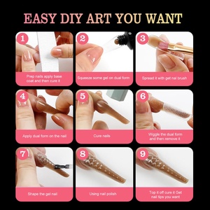 Puntas de Uñas Francesas Personalizadas, Semi-Transparentes, de Cobertura Completa, de Gel ABS Suave, para Extensión de Uñas, en Forma de Almendra, Stiletto, Cuadradas y Coffin - Product Image 3