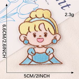 Parche Bordado Autoadhesivo NODA con Diseño de Princesa para Decoración de Ropa y Bolsos - Product Image 5