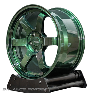 Jantes TE37 Vert Fluorescent Brillant Forgées <span class=keywords><strong>6</strong></span> Branches 18 19 20 <span class=keywords><strong>21</strong></span> Pouces Profondes Légères Sportives de Course 5x114.3 5X120 pour G35 E46 M4 - Product Image 4