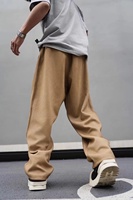Pantalon de survêtement pour homme avec cordon de serrage, tendance, pour l'extérieur, avec empiècements, idéal pour le fitness, la course et le jogging, style streetwear