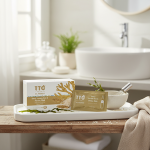 Masque facial apaisant TTO à l'argile et aux extraits d'algues thermiques, 12 pièces, nettoyage en profondeur aux herbes, niacinamide, resserrement des pores, renouvellement cutané - Product Image 2