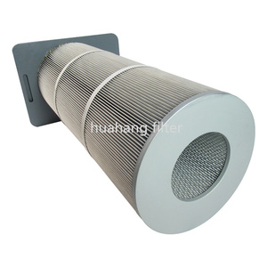 Huahang fabricant haute précision de Filtration filtre média plissé filtre à Air antistatique filtre à cartouche d'air plissé - Product Image 4