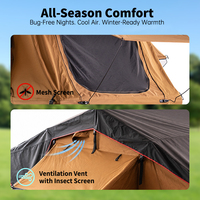 Tente de toit souple pliable de haute qualité, imperméable et de premier ordre, pour SUV 4x4, camping en plein air