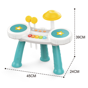 Juguete Musical para Bebés, Tambor de Mano, Instrumento Musical Multifuncional, Instrumentos Musicales Portátiles, Teclado Eléctrico, Juguete de Tambor de Mano - Product Image 4