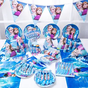 Set di stoviglie usa e getta per feste di compleanno per bambini a tema caldo